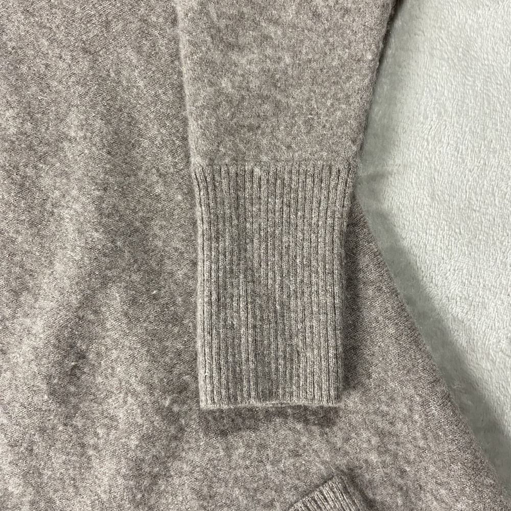 Tahari Pure Luxe 100% 2-ply Cashmere Open Front Cardigan Brown Women's S Classic - Picture 3 of 8